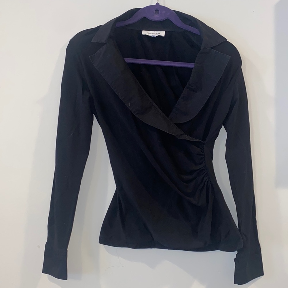 Anne Fontaine wrap  blouse